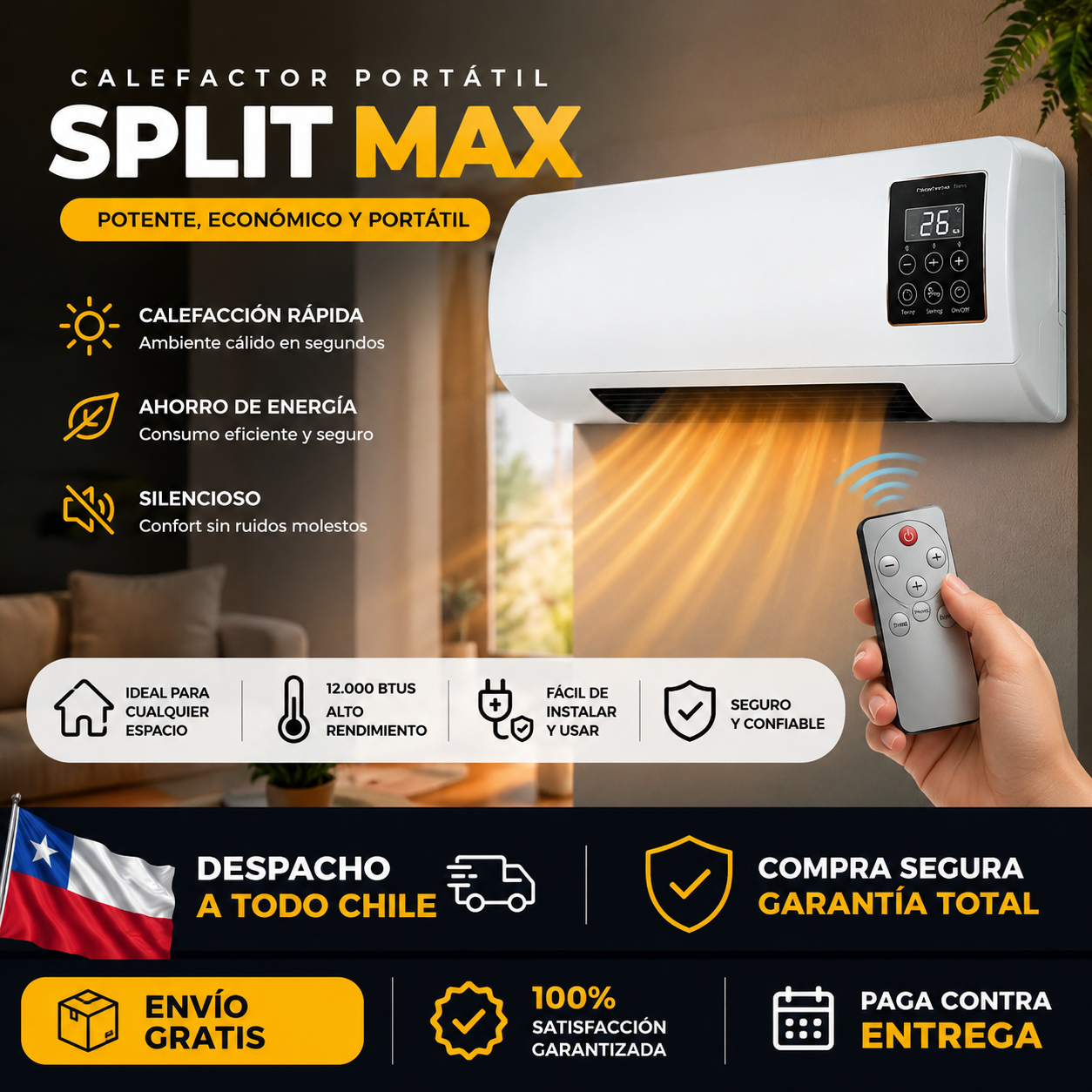 Verano 2 En 1 Aire Caliente Y Frio