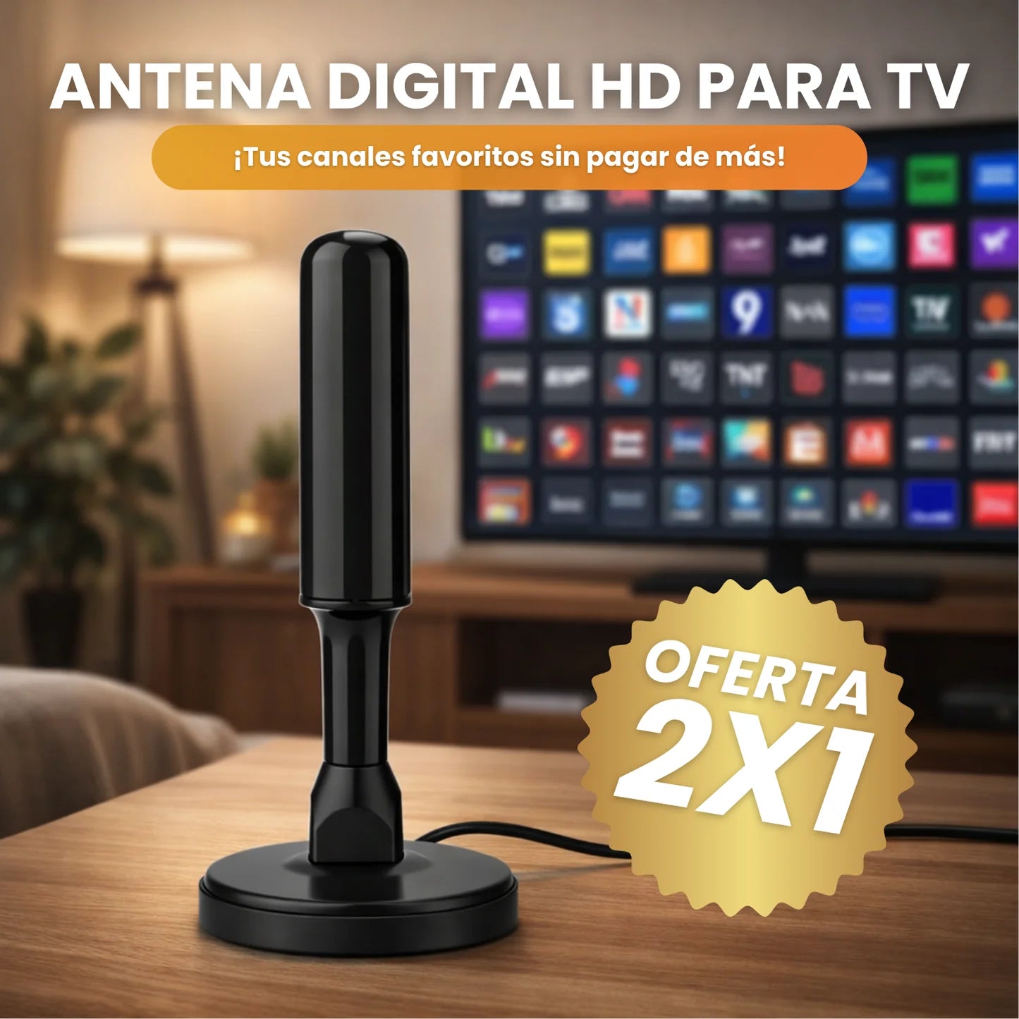 Antena TV Digital HD UltraClear