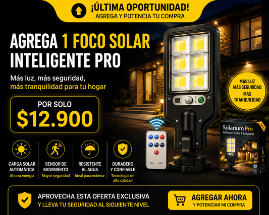 Reflector Solar Inteligente Pro