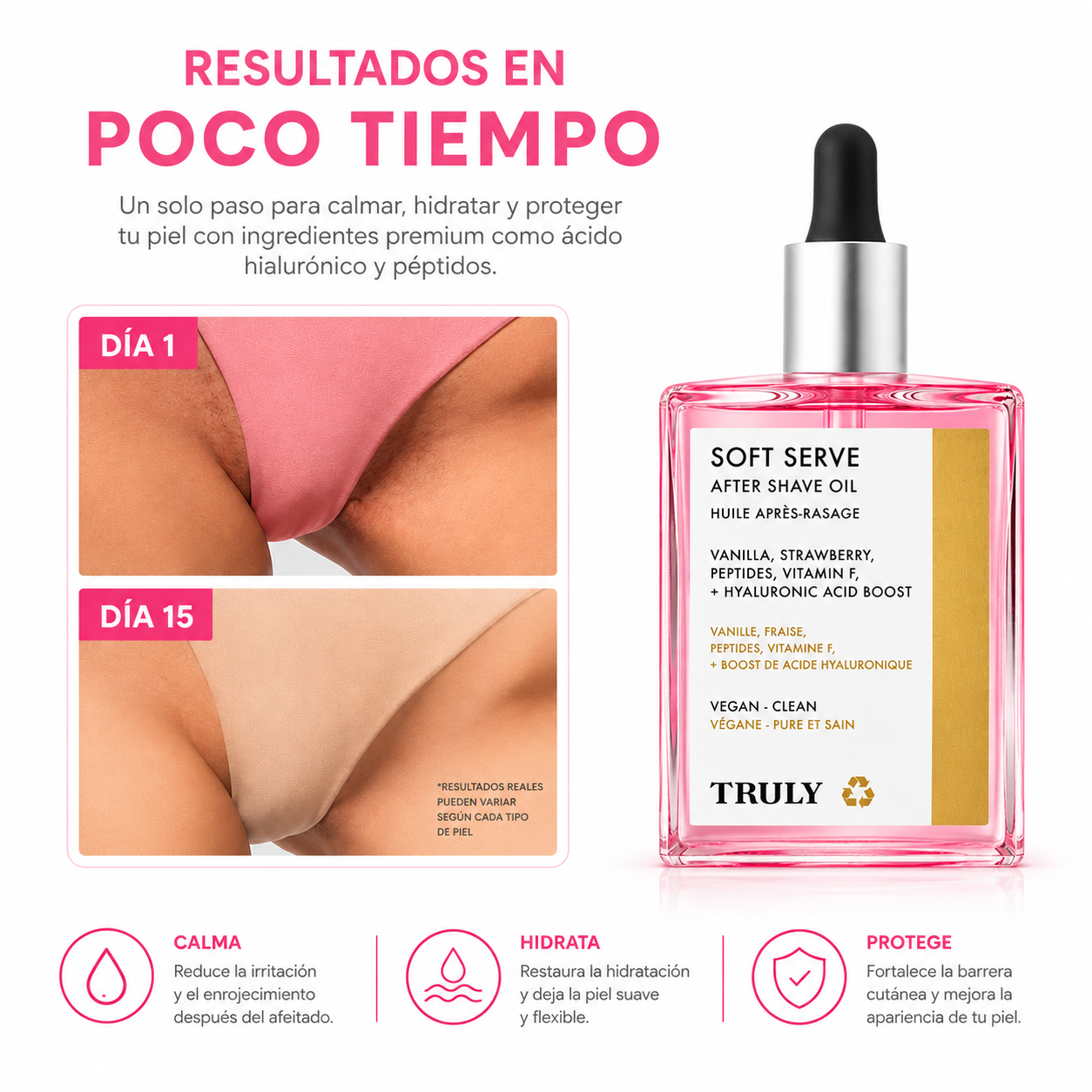 VERDADERA BELLEZA ✨ Aceite parte intima - Piel Radiante y Suave 90ML